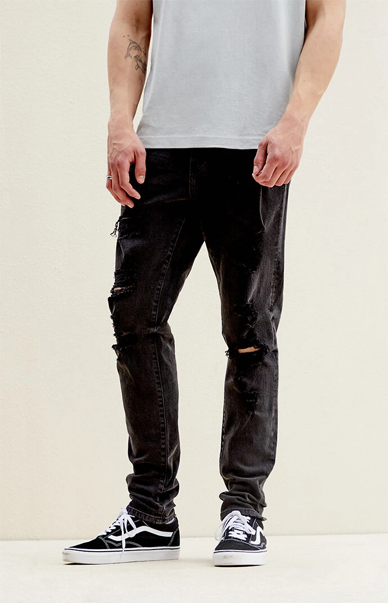 Pacsun Skinny Jeans Stretch Comfort  Black