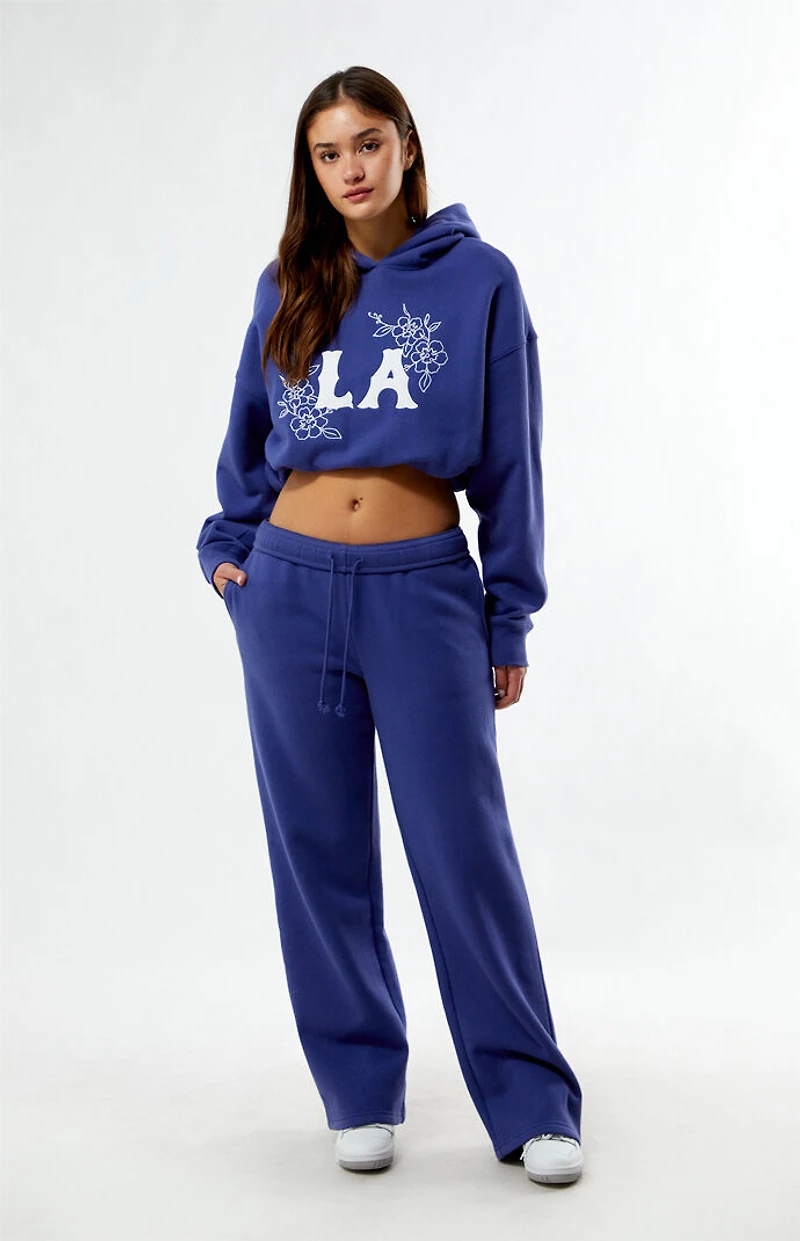 Your Favorite Chainstitch Floral Baggy Sweatpants