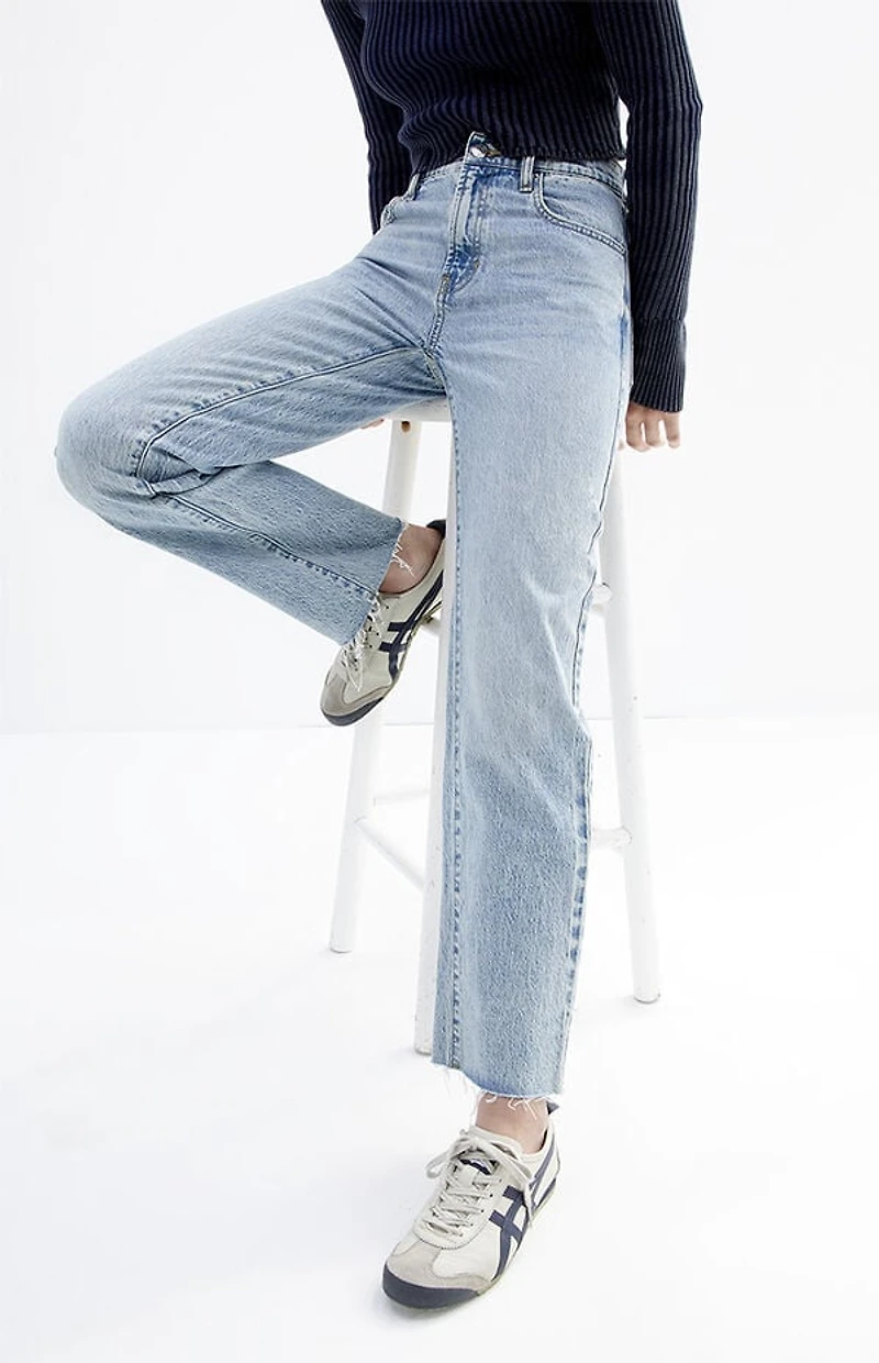 Pacsun Stretch Medium Indigo '90s Straight Leg Jeans
