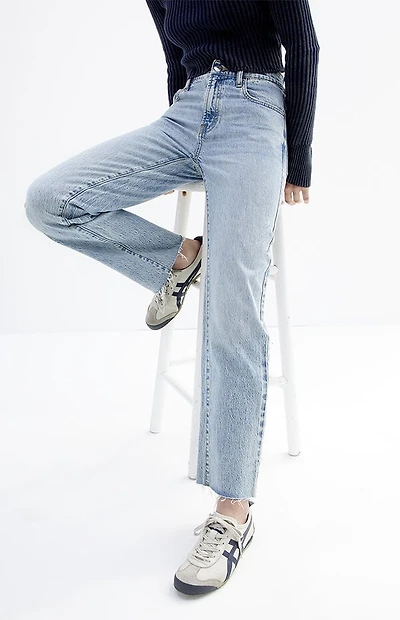 Pacsun Stretch Medium Indigo '90s Straight Leg Jeans