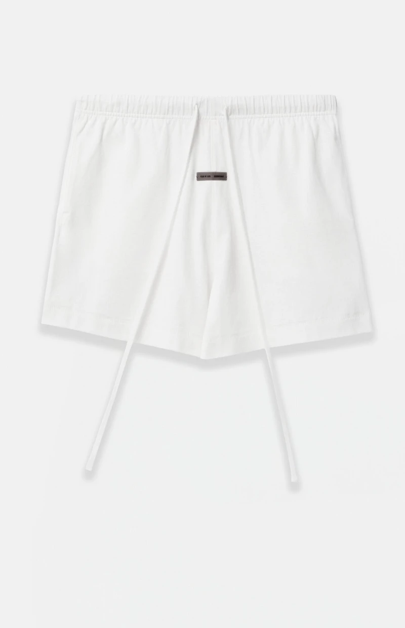Fear of God ESSENTIALS Women's Cloud White Lounge Shorts