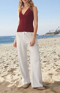 John Galt Burgundy Halle Tank Top