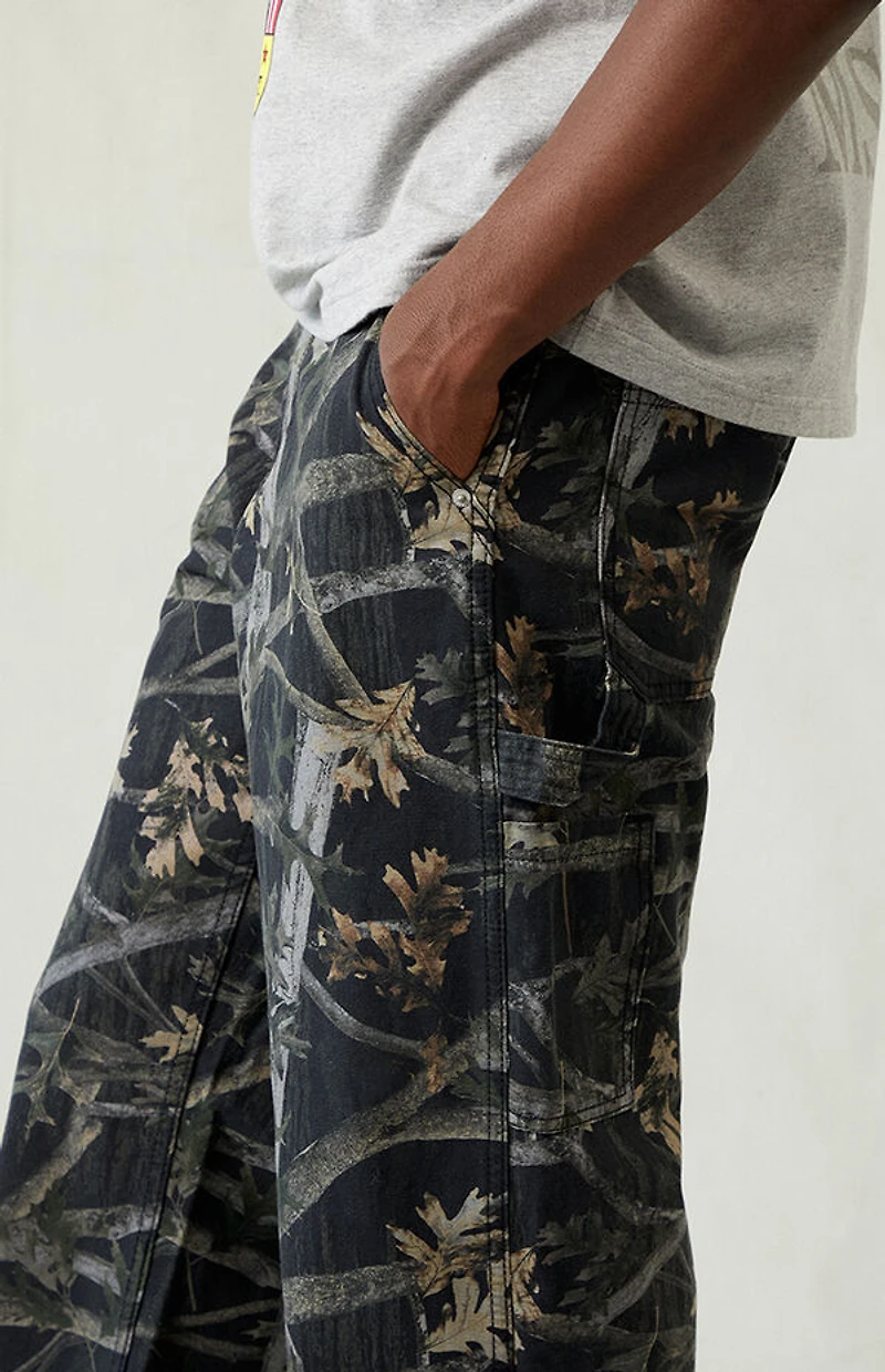 Pacsun Dylan Baggy Jeans Carpenter Tree Camo