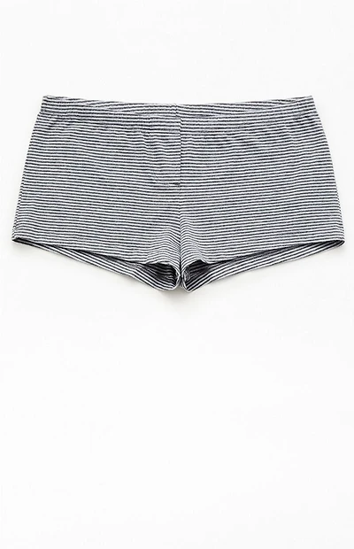 John Galt Gray Striped Boxer Shorts