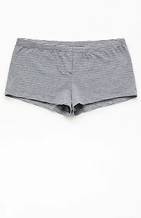 John Galt Gray Striped Boxer Shorts