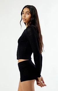 Beverly and Beck Claudette Knit Micro Shorts