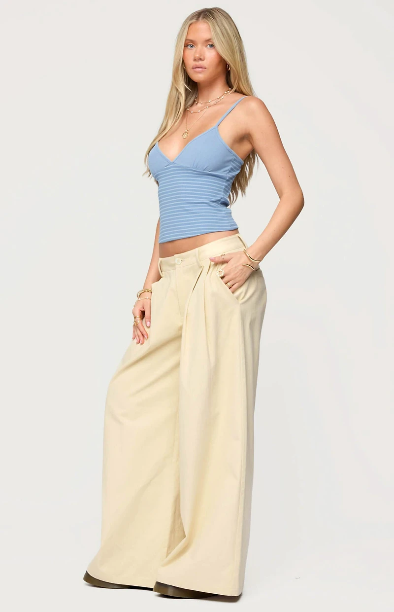 Edikted Hemsley Striped Ribbed Tank Top