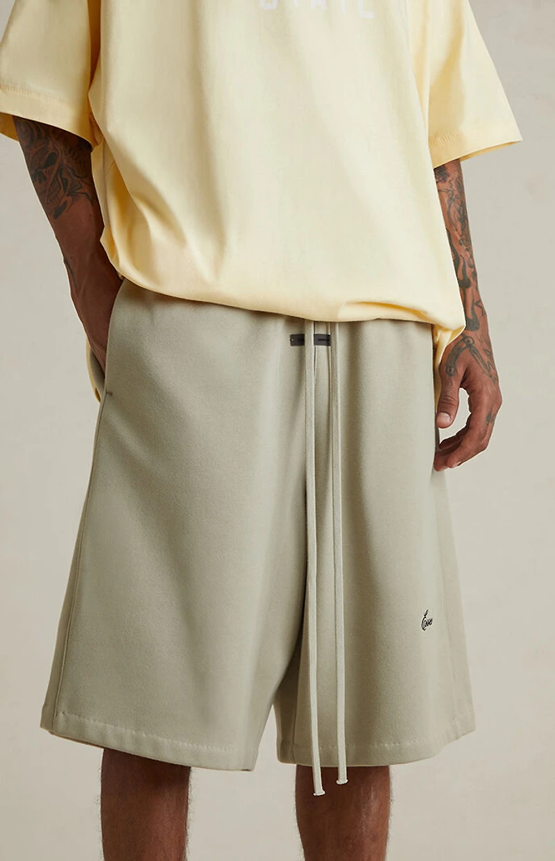 Fear of God ESSENTIALS Abbey Stone Basketball Fleece Sweat Shorts