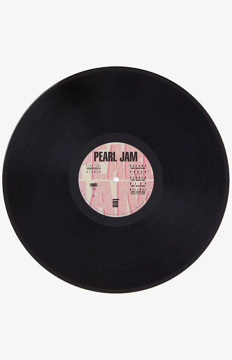 Pearl Jam Ten Vinyl Record