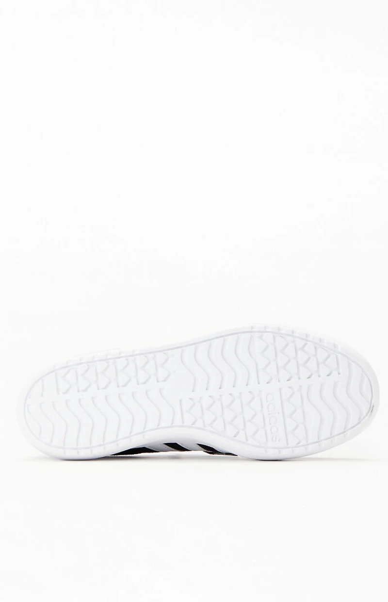 adidas Kids Black VL Court Bold Shoes