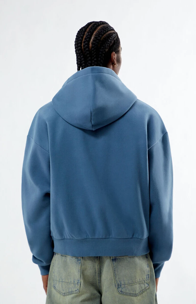 Pacsun LA Raw Applique Full Zip Hoodie