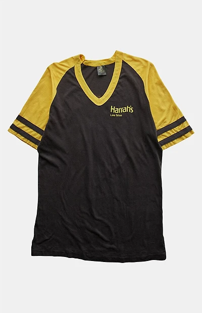 PS VINTAGE '90s Harrah's Lake Tahoe V-neck Graphic T-Shirt
