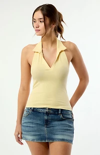 Your Favorite Josie Halter Polo Top