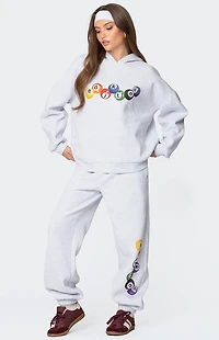 Edikted Billiard Oversized Sweatpants