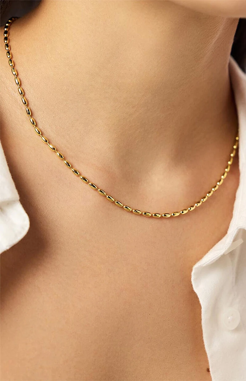 Ana Luisa Capri Ball Chain Necklace