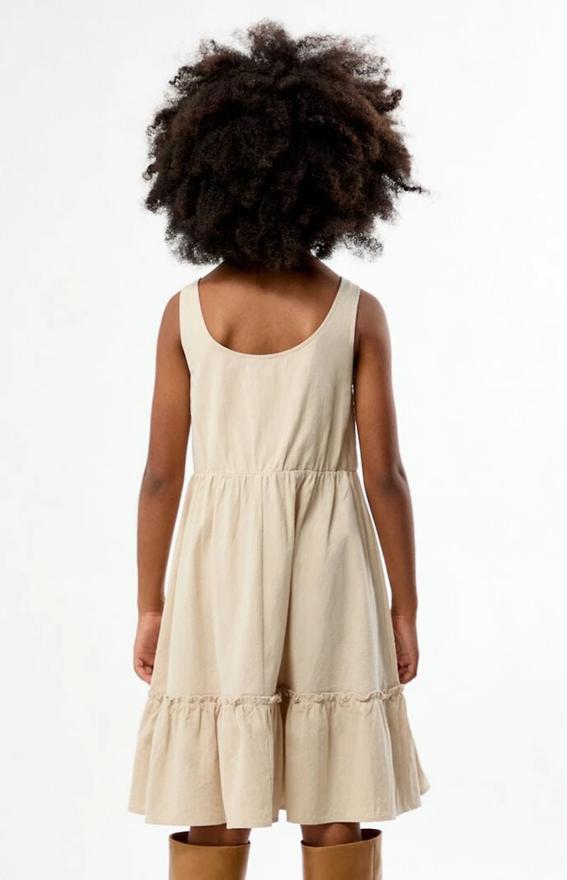 Pacsun Kids Sleeveless Button Front Dress