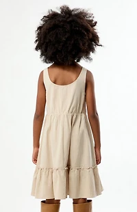 Pacsun Kids Sleeveless Button Front Dress