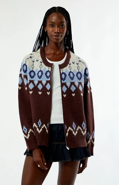 Daisy Street Ava Zip Up Cardigan