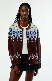 Daisy Street Ava Zip Up Cardigan