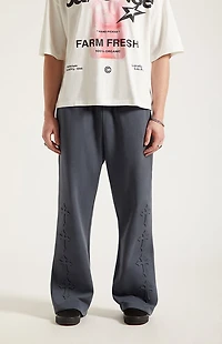 Pacsun Embossed Straight Leg Sweatpants