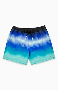 LOST Peril Tie Dye Swim Trunks
