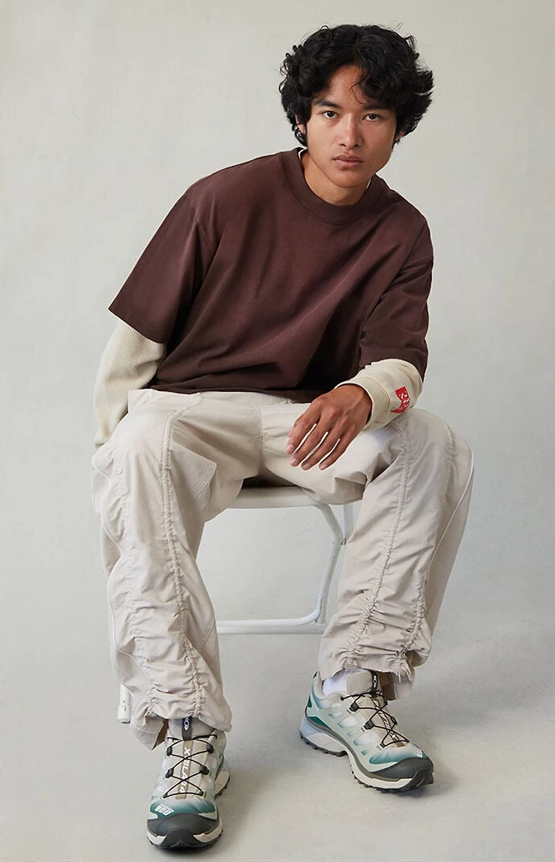 Pacsun Gray Baggy Track Pants