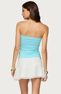 Edikted Seaborn Strapless Twist Front Top