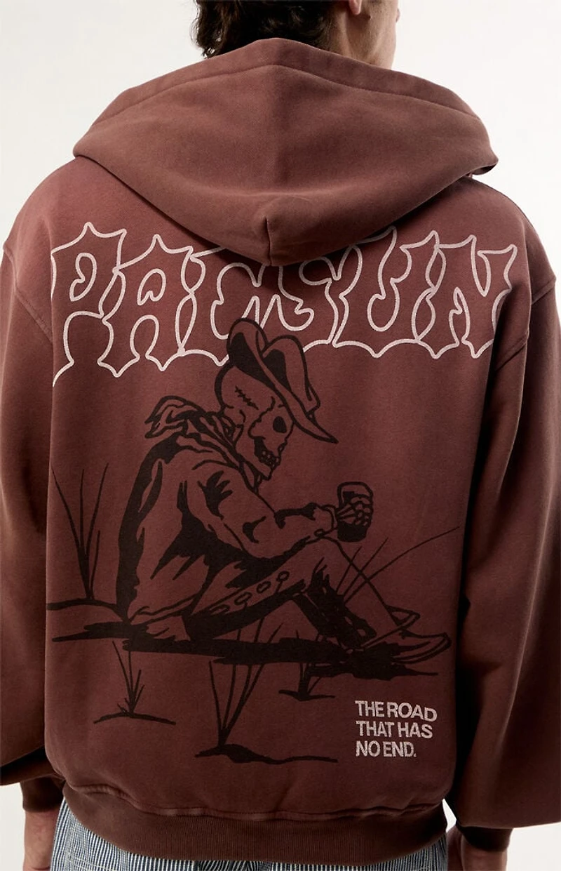 Pacsun Road With No End Zip Up Hoodie