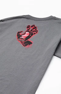 Santa Cruz Kids Charcoal Screaming Hand T-Shirt