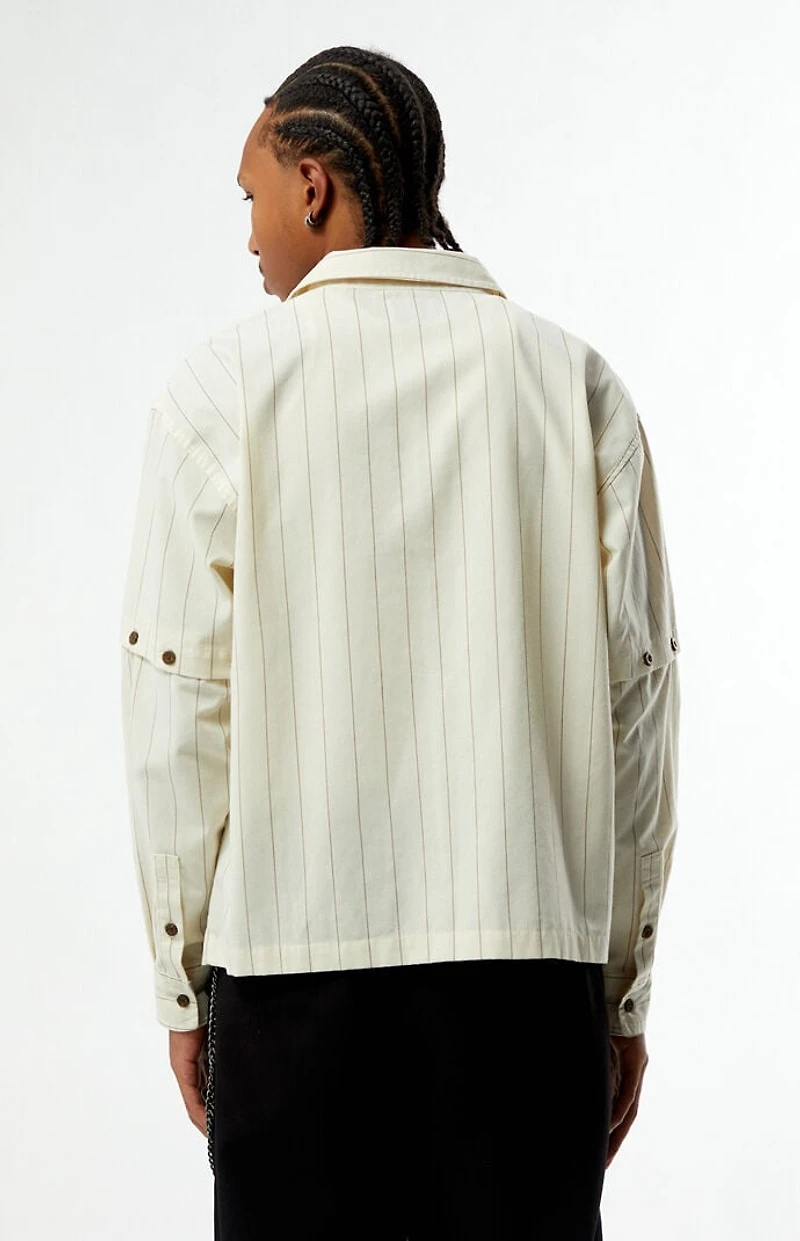 Pacsun Striped 2fer Long Sleeve Shirt