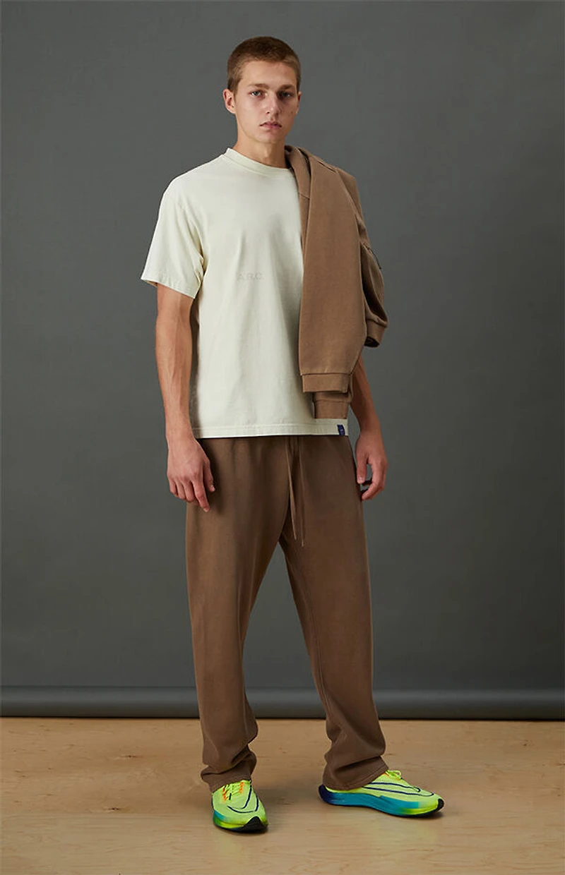 A.R.C. Off White Vintage Wash Heavyweight Oversized T-Shirt