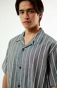 Pacsun Striped Oversized Camp Shirt