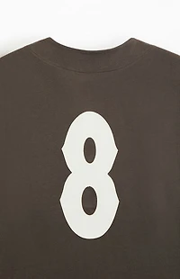Pacsun Brown Outlaw Bounty Baseball Jersey