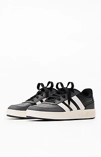 adidas Kids Black & White Breakbase Shoes