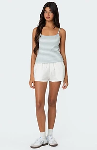 Edikted Gretta Striped Ribbed Tank Top