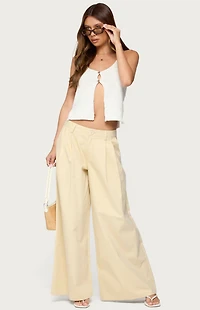 Edikted Mikinley Split Front Knit Tank Top