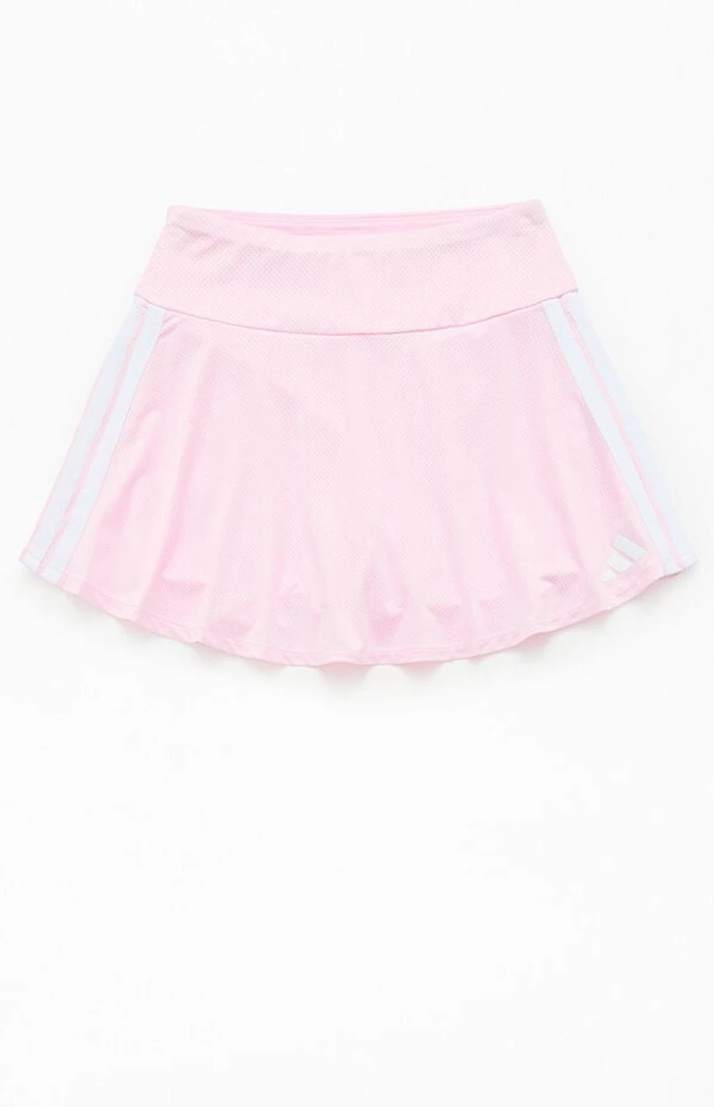 adidas Kids Striped Mesh Flounce Skort