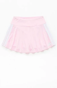 adidas Kids Striped Mesh Flounce Skort
