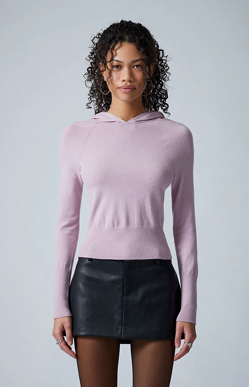 Third Charm Riley Knit Hoodie