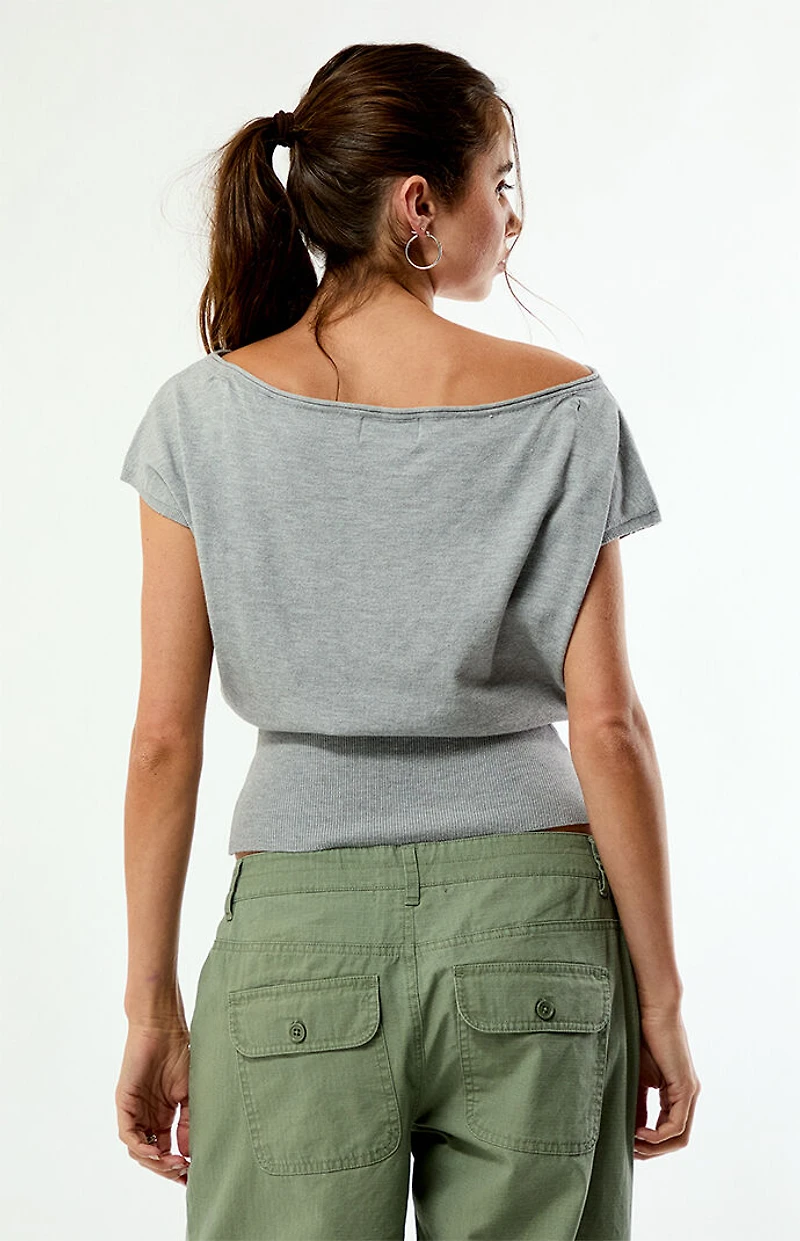 Your Favorite Eva Short Sleeve Sweater T-Shirt