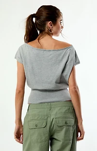 Your Favorite Eva Short Sleeve Sweater T-Shirt