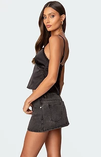 Edikted Imani Satin Tank Top