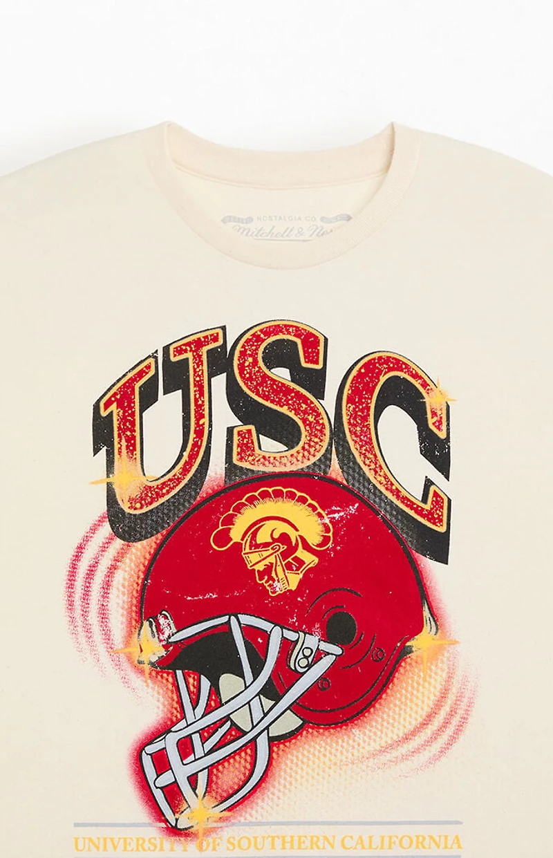 Mitchell & Ness USC Trojans Helmet T-Shirt