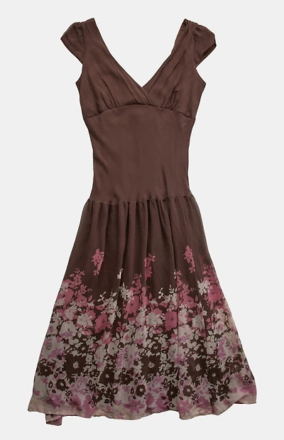 PS VINTAGE 2000s Floral Midi Dress