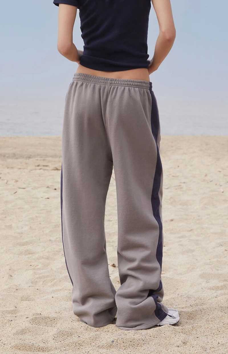John Galt Blue Anastasia Baggy Sweatpants