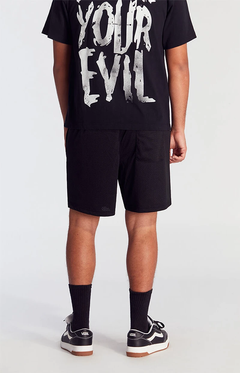 Pacsun Black Mesh Basketball Shorts