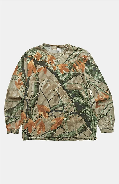 PS VINTAGE 2000s Camo Graphic Top