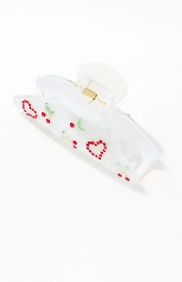 LA Hearts Heart Cherry Hair Claw Clip