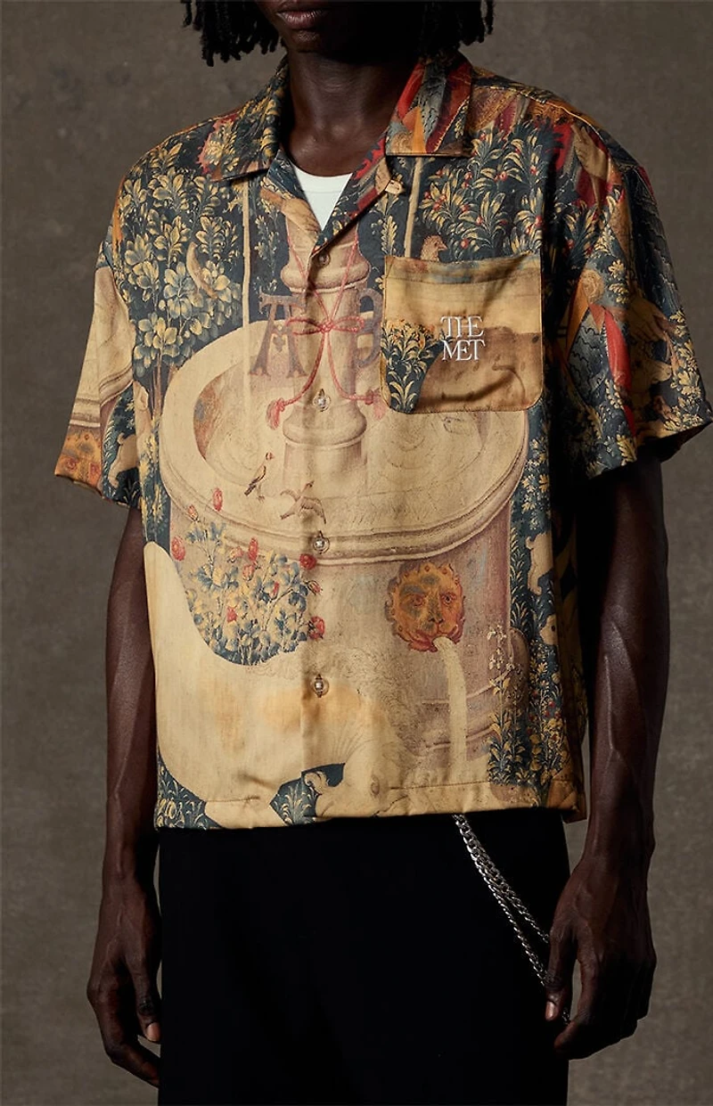 The Met x Pacsun French Tapestries Camp Shirt