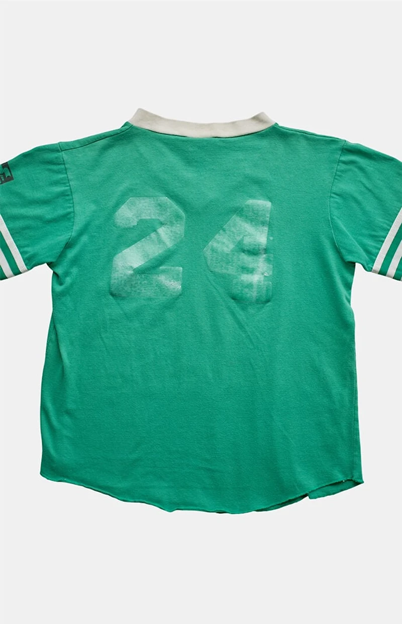 PS VINTAGE 90s Sinclair V-neck Cropped Graphic T-Shirt